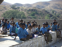 Kids at the school